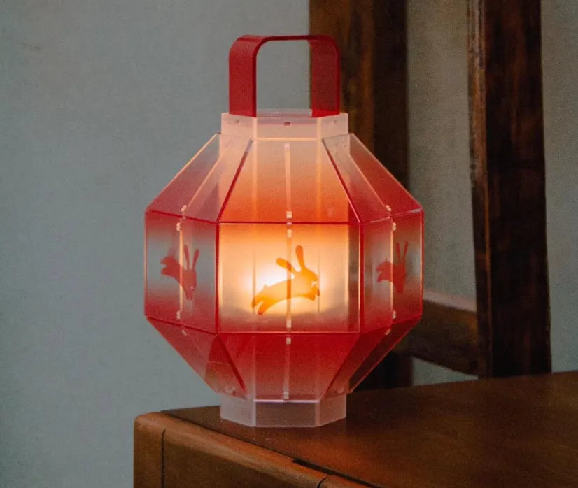 Blue and green bamboo