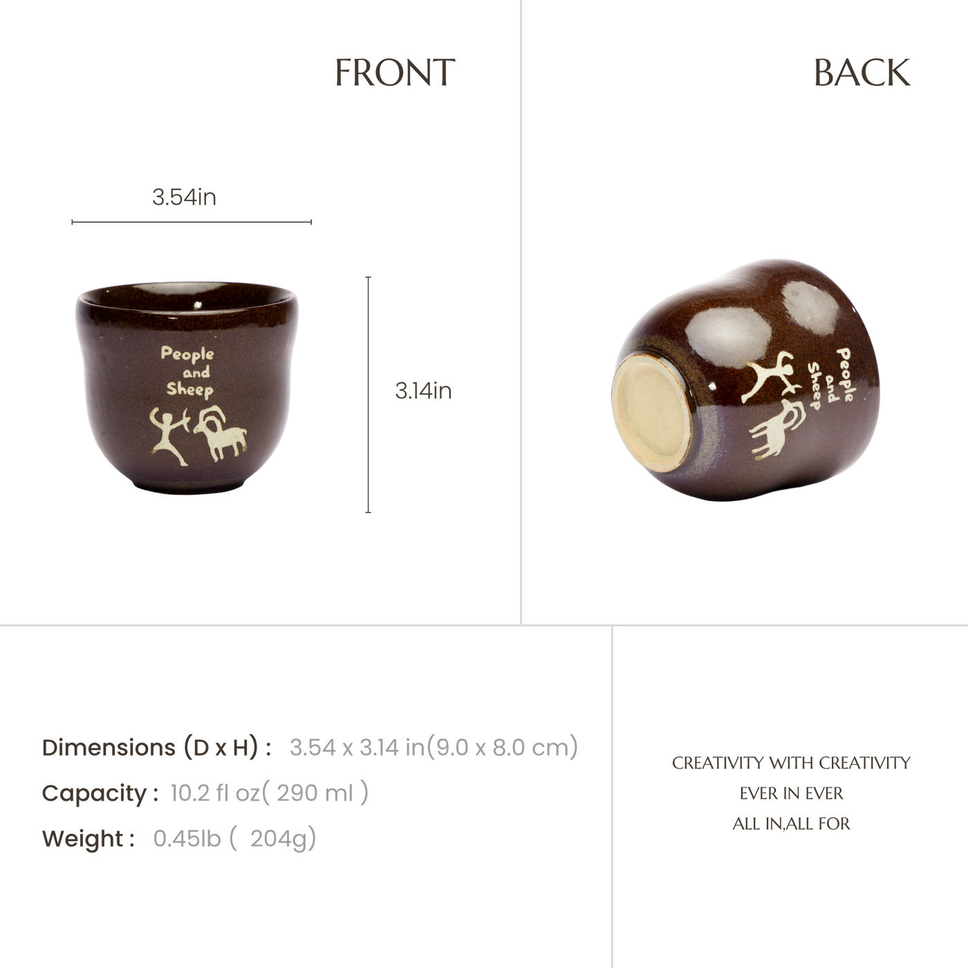 The Hunt | Hand-Carved Xixia Heritage Coffee Mug