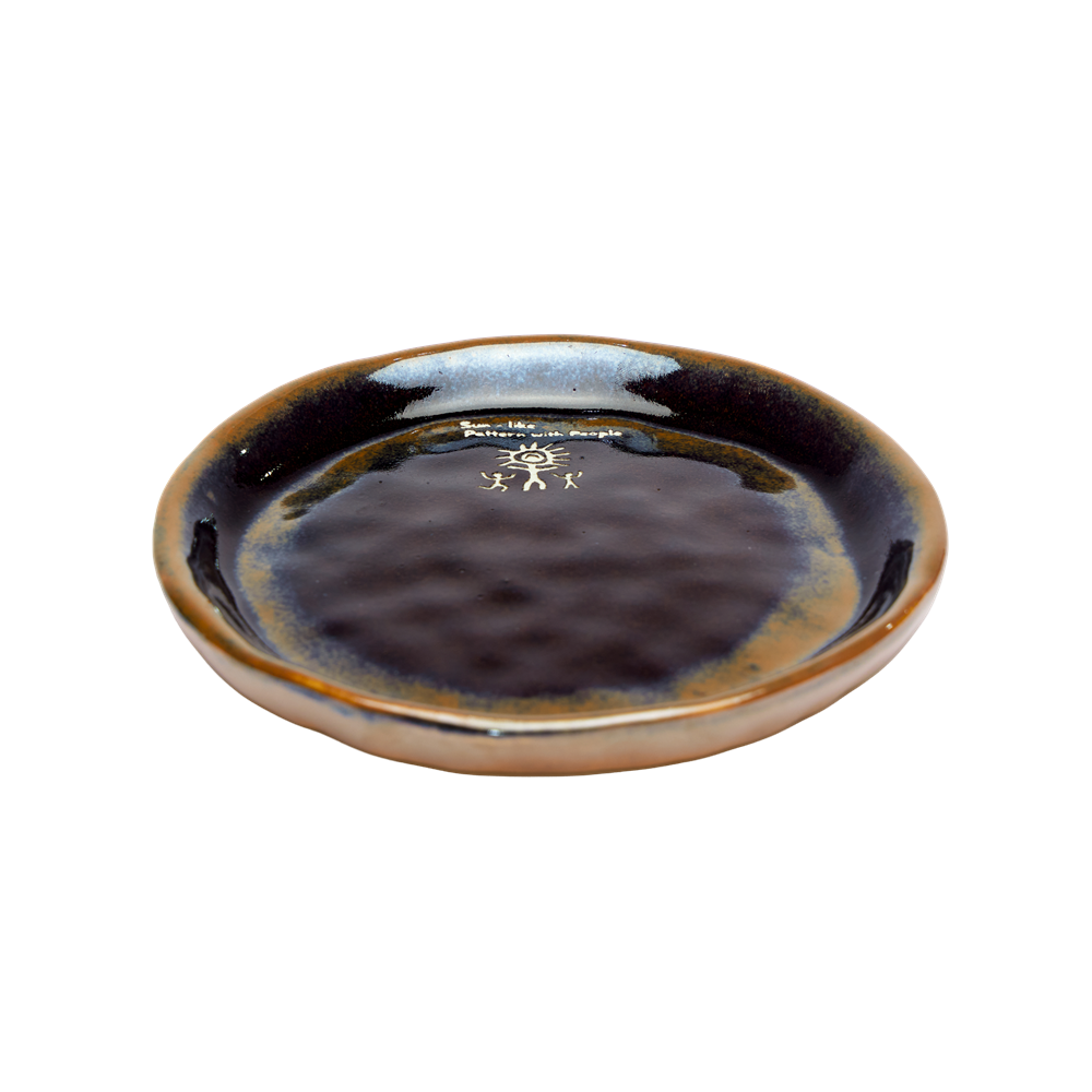 The Dancer | Hand-Carved Xixia Heritage Ceramic Saucer