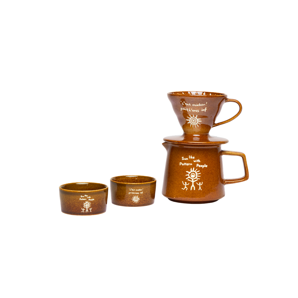 The Dancer | Hand-Carved Xixia Heritage Coffee Pour-Over Set