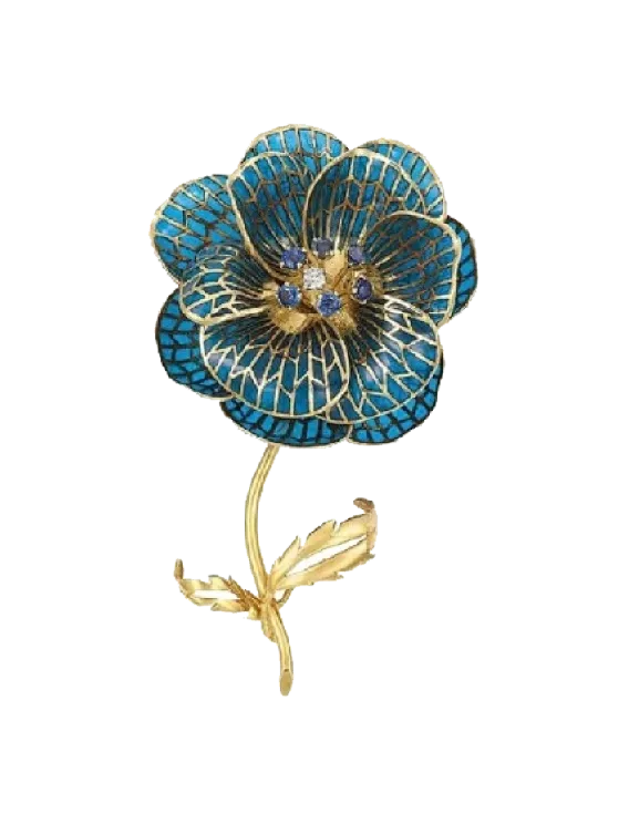 Blue and green
bamboo woven bottle