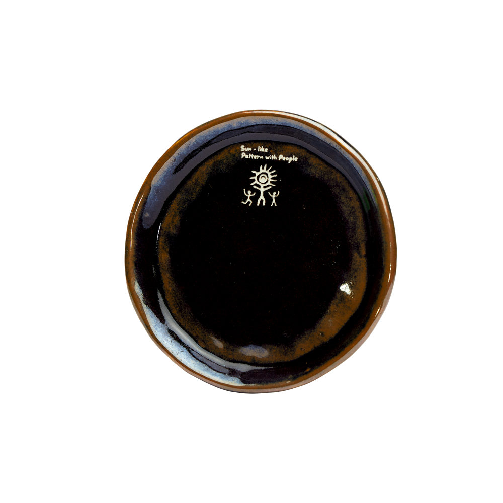 The Dancer | Hand-Carved Xixia Heritage Ceramic Saucer