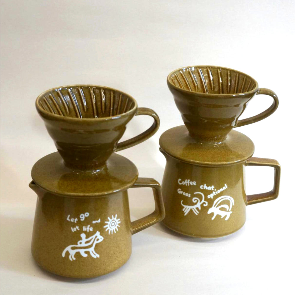 LeLe | Handcrafted 60° Pour-Over Coffee Dripper Set