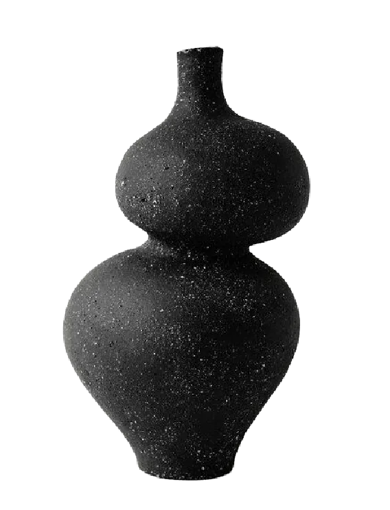 Blue and green
bamboo woven bottle