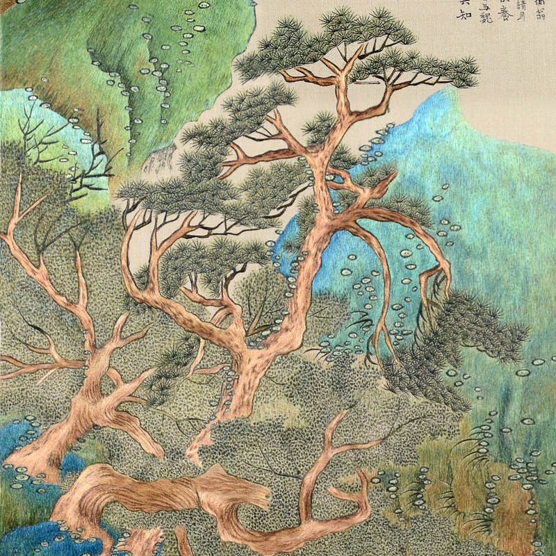 Contemplating Qin by the Empty Cliff