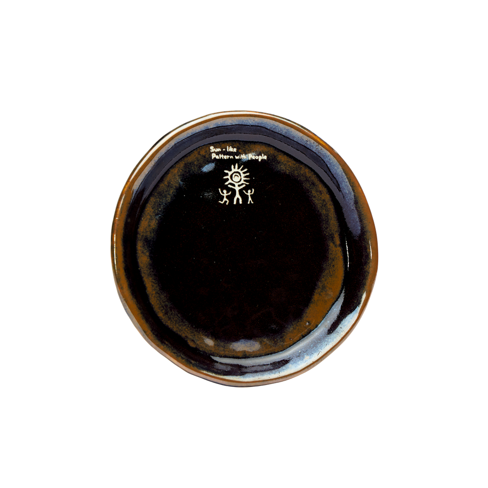 The Dancer | Hand-Carved Xixia Heritage Ceramic Saucer