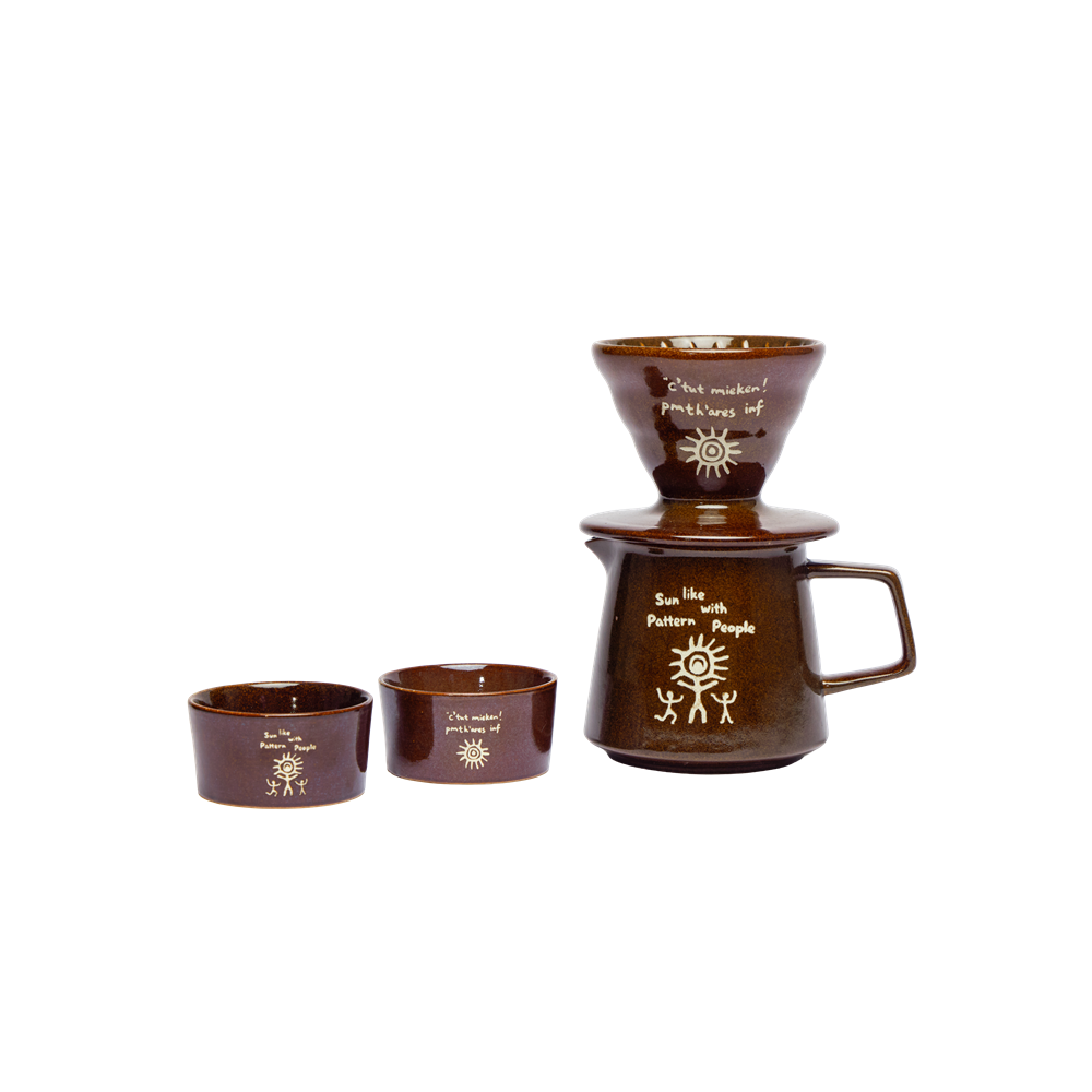 The Dancer | Hand-Carved Xixia Heritage Coffee Pour-Over Set