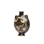 Desert Bloom | Hand-Carved Yellow River Clay Heritage Vase