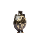 Desert Bloom | Hand-Carved Yellow River Clay Heritage Vase