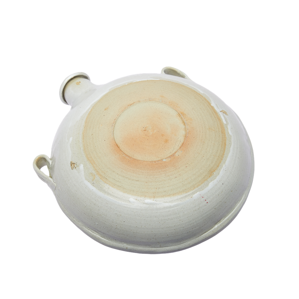 Desert Bloom | Hand-Carved Yellow River Clay Heritage Vase