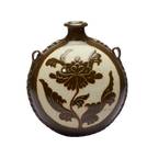 Desert Bloom | Hand-Carved Yellow River Clay Heritage Vase
