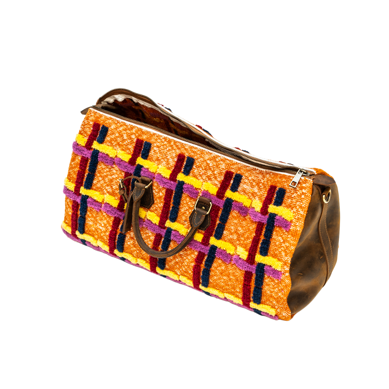 Five Elements | Hand-Woven Naturally Dyed Wool Textile Travel Bag