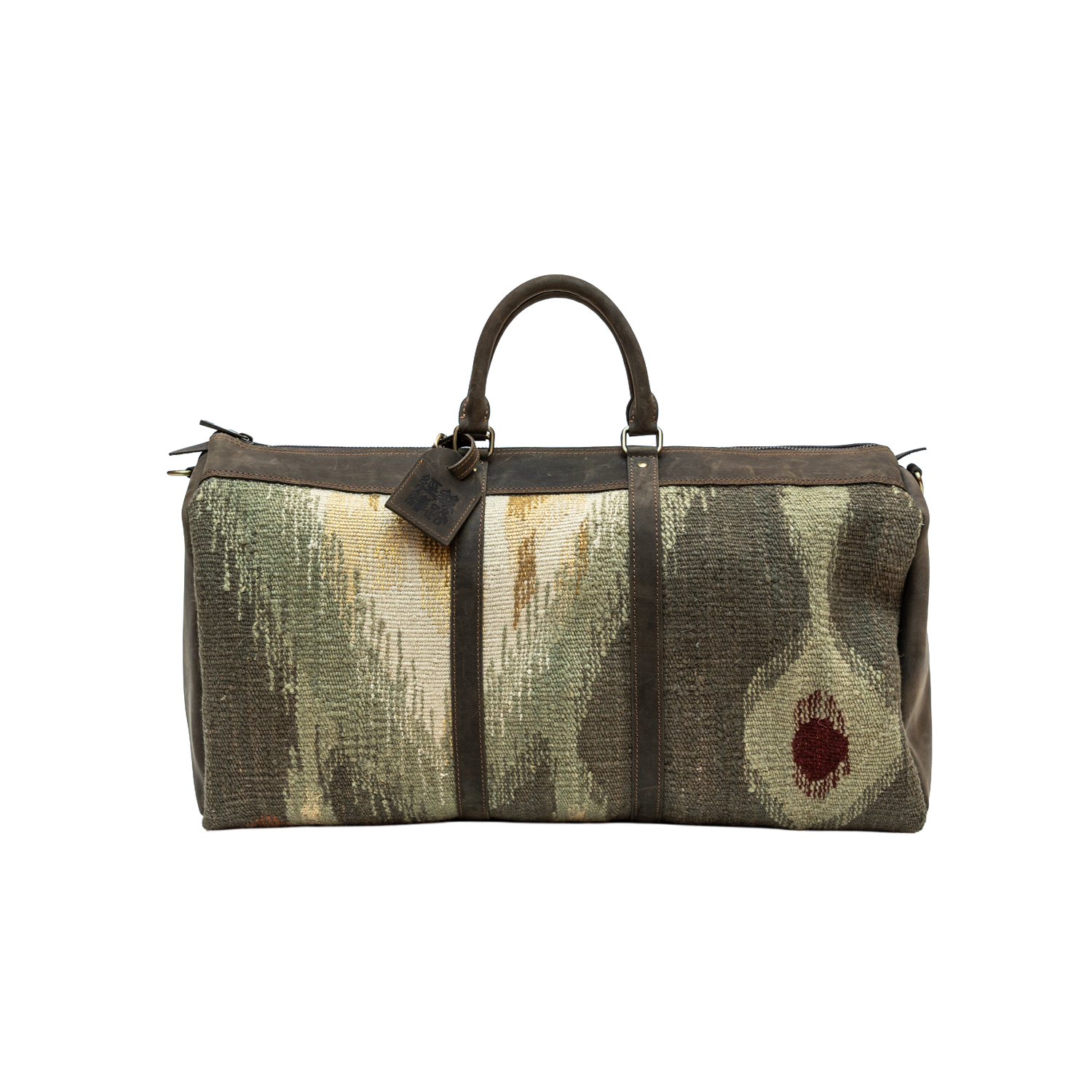 Nomadic Journey | Hand-Woven Naturally Dyed Wool Textile Travel Bag