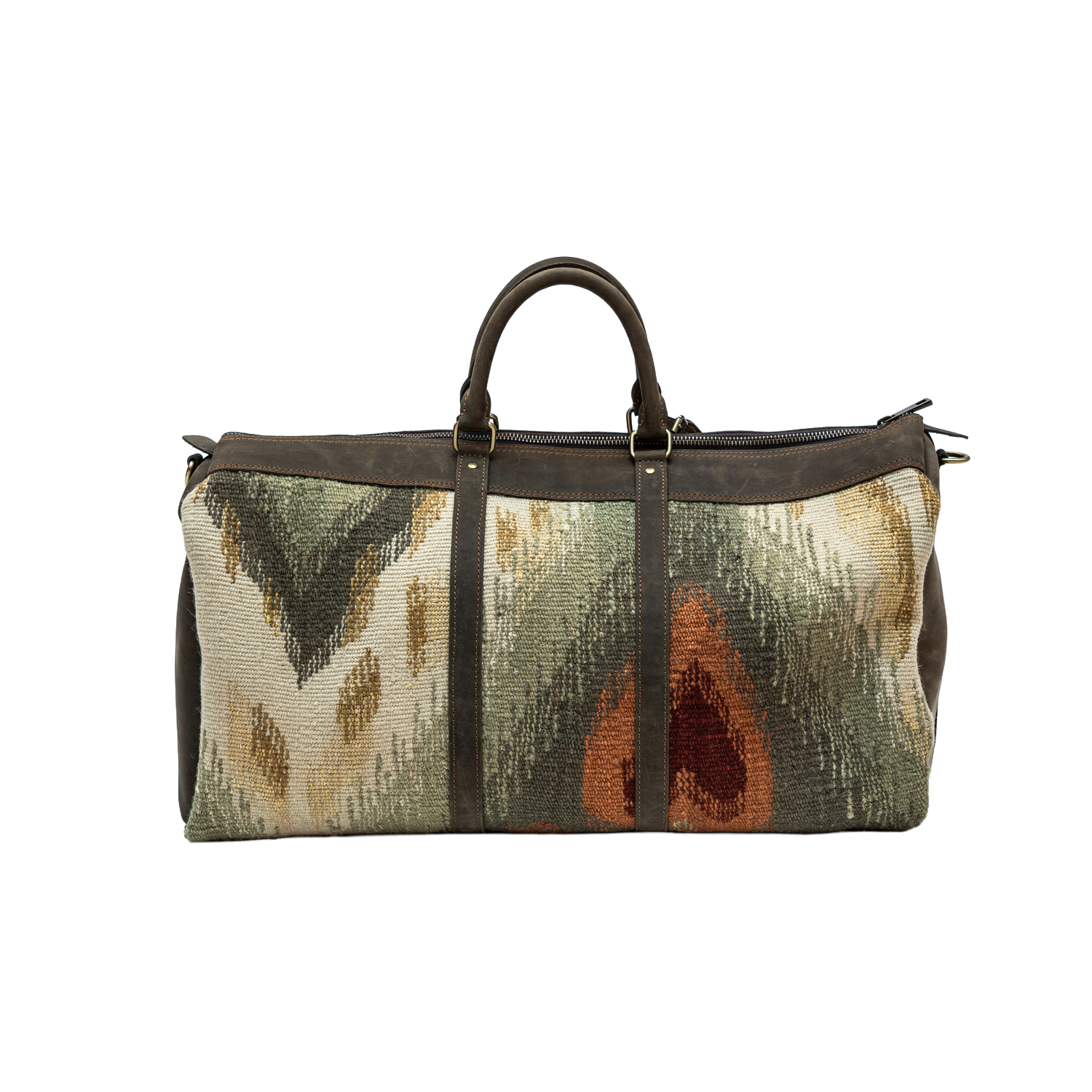Nomadic Journey | Hand-Woven Naturally Dyed Wool Textile Travel Bag