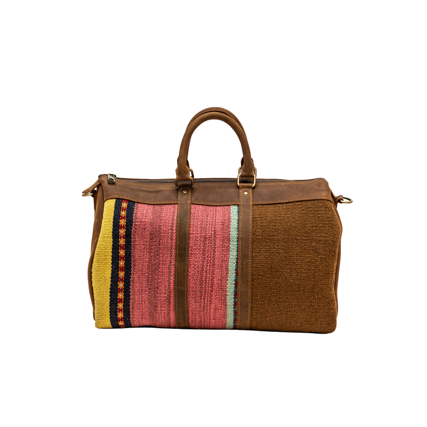 Wilder Wayfarer | Hand-Woven Naturally Dyed Wool Textile Travel Bag