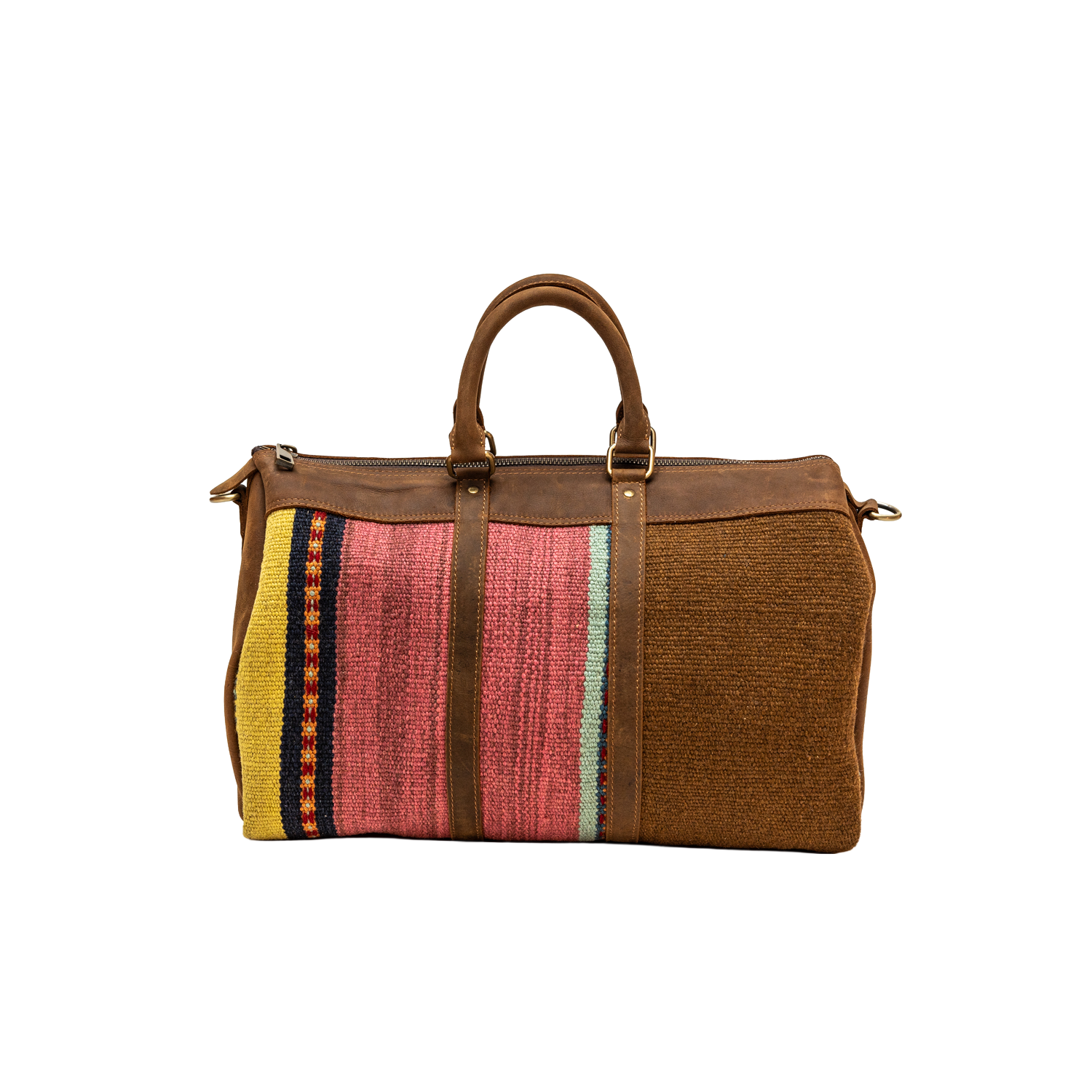 Wilder Wayfarer | Hand-Woven Naturally Dyed Wool Textile Travel Bag