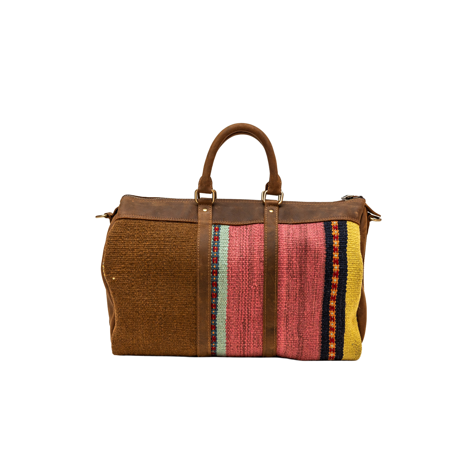 Wilder Wayfarer | Hand-Woven Naturally Dyed Wool Textile Travel Bag