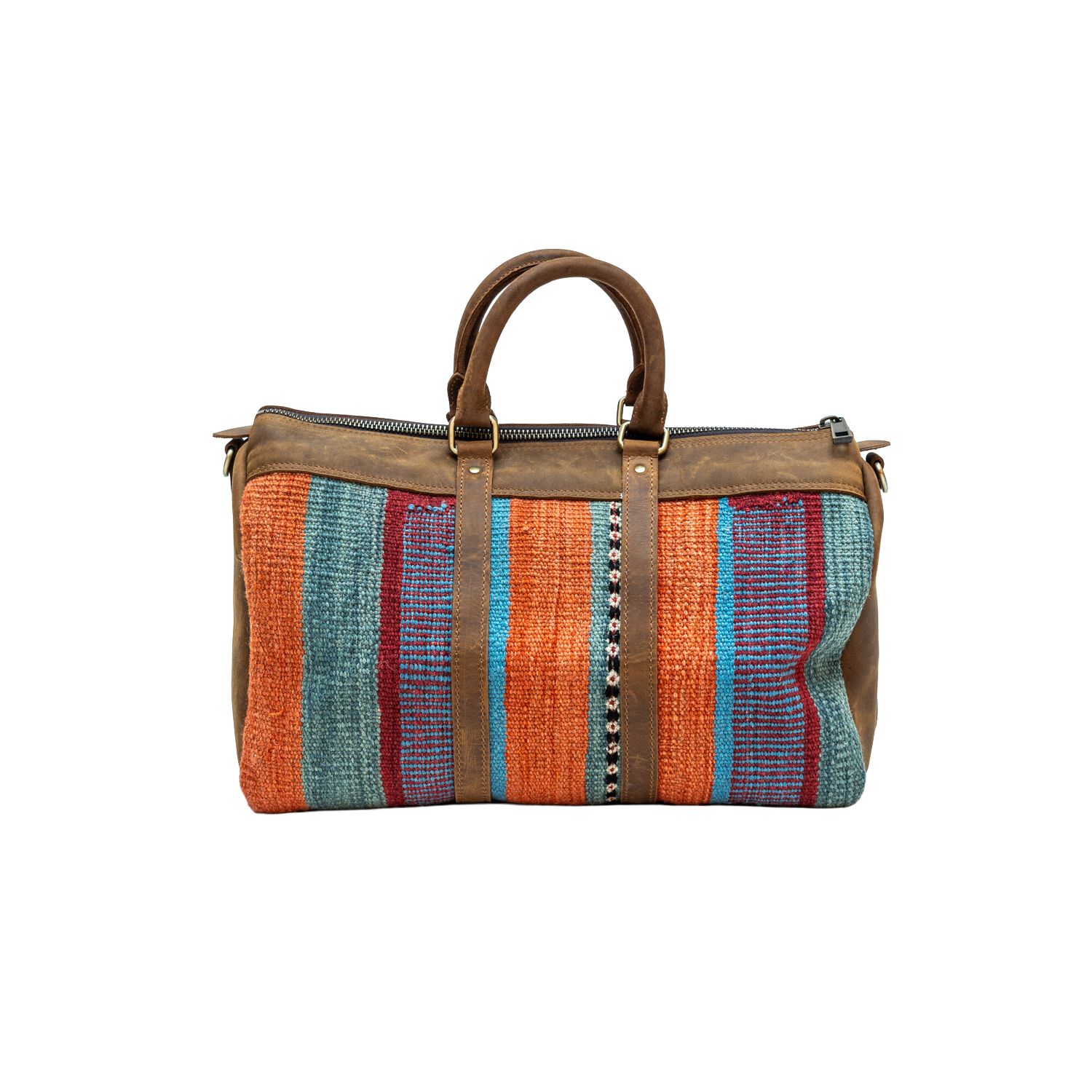 Wilder Wayfarer | Hand-Woven Naturally Dyed Wool Textile Travel Bag