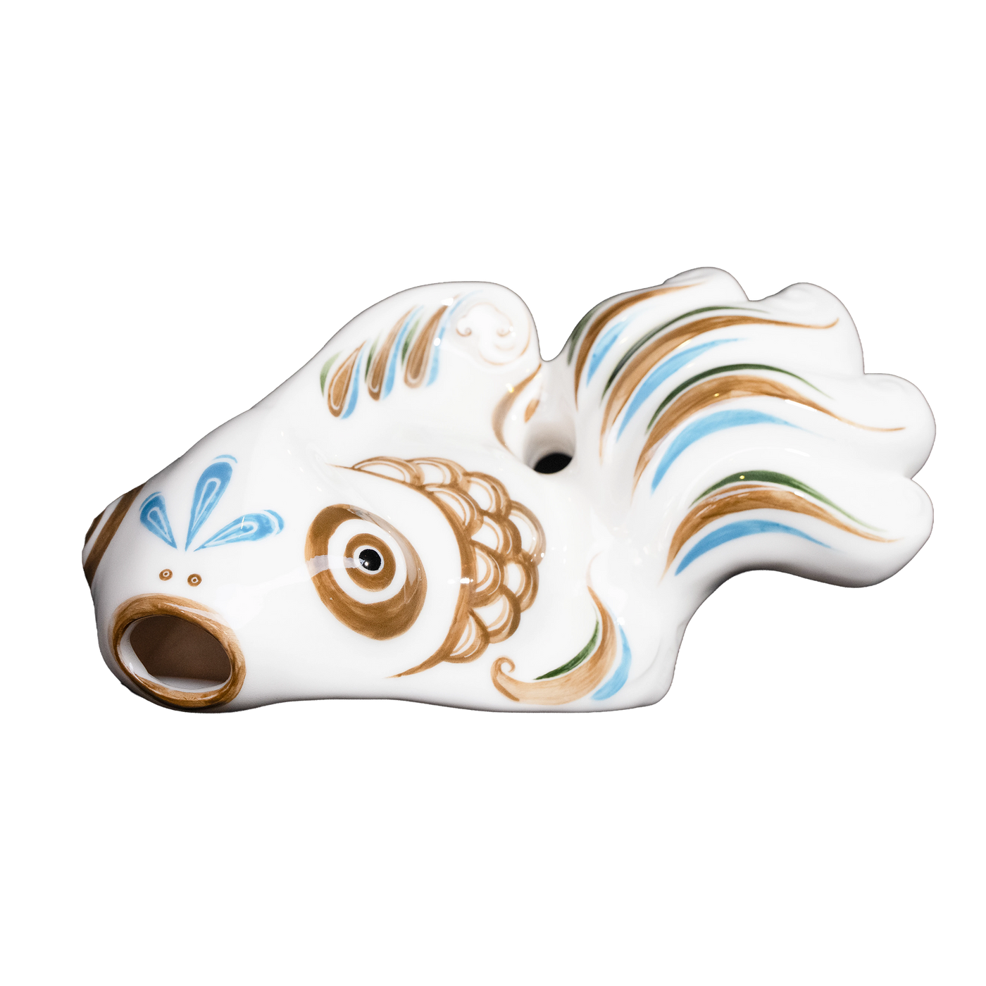 Hand-Painted Oriental Gargoyle – Master Artisanal Ceramic Sculpture