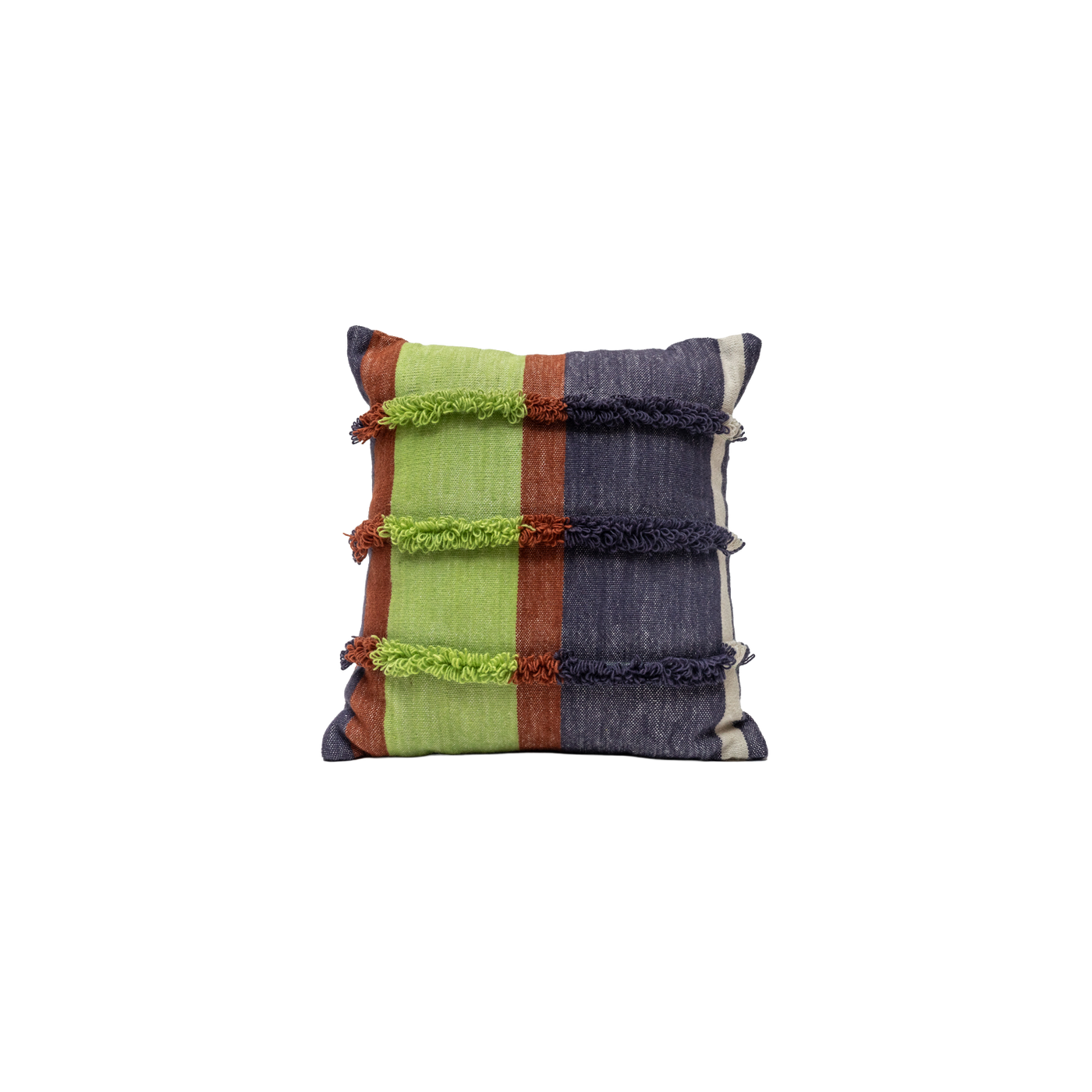 Woven Time | Hand-Woven Naturally Dyed Wool Cushion