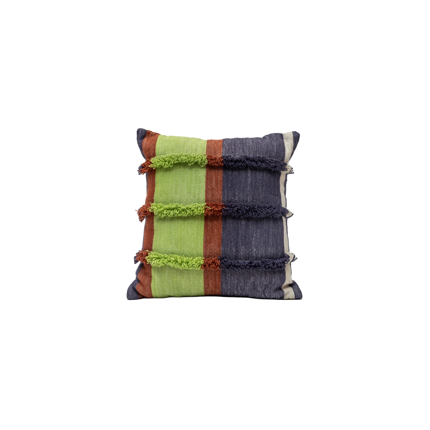 Woven Time | Hand-Woven Naturally Dyed Wool Cushion