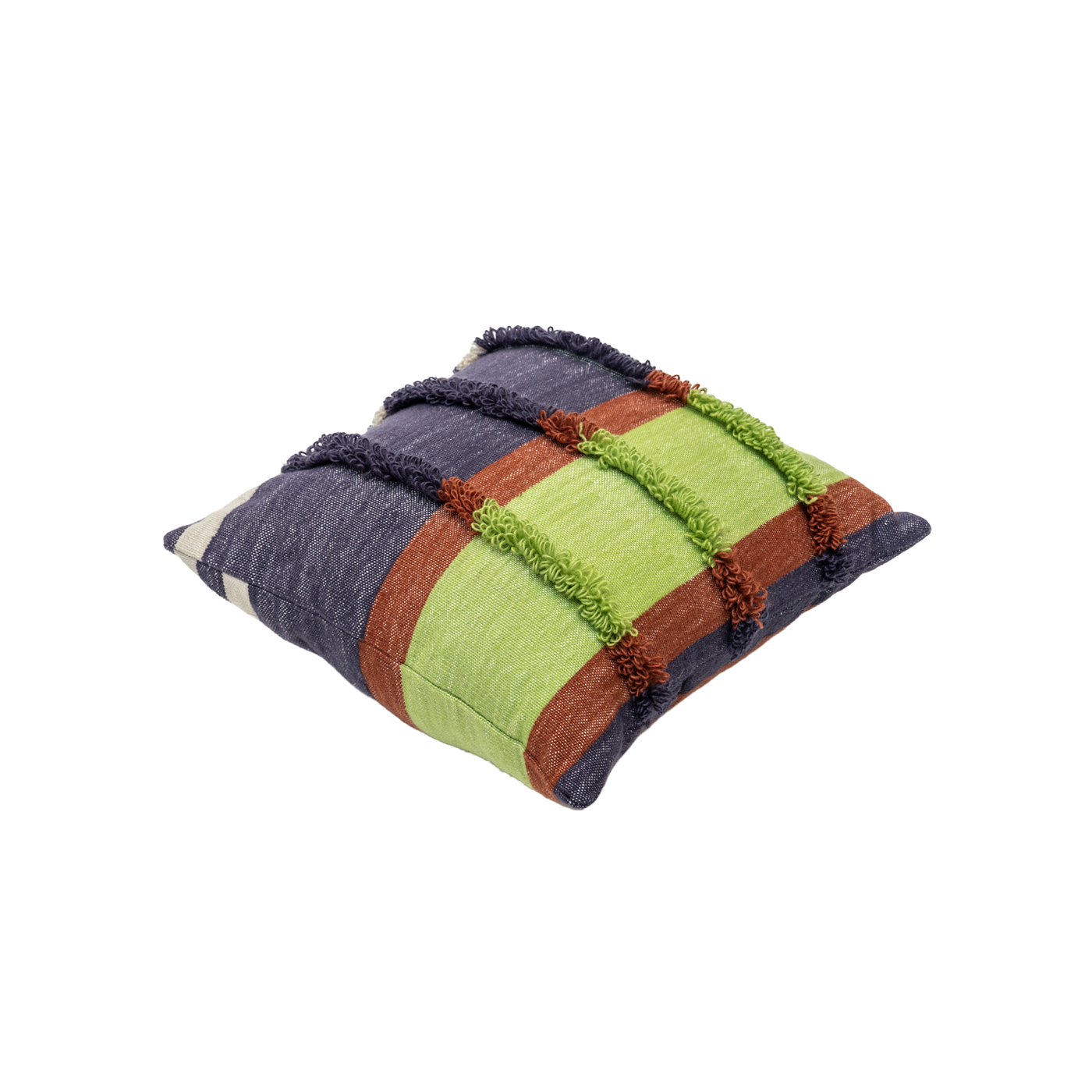 Woven Time | Hand-Woven Naturally Dyed Wool Cushion