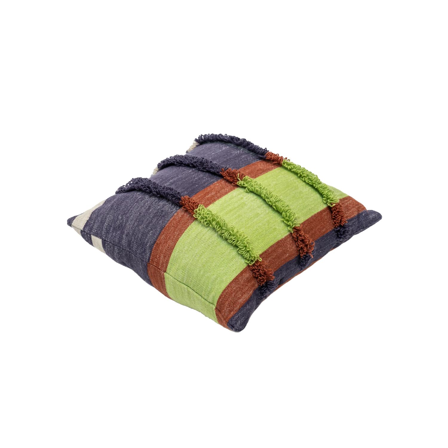 Woven Time | Hand-Woven Naturally Dyed Wool Cushion