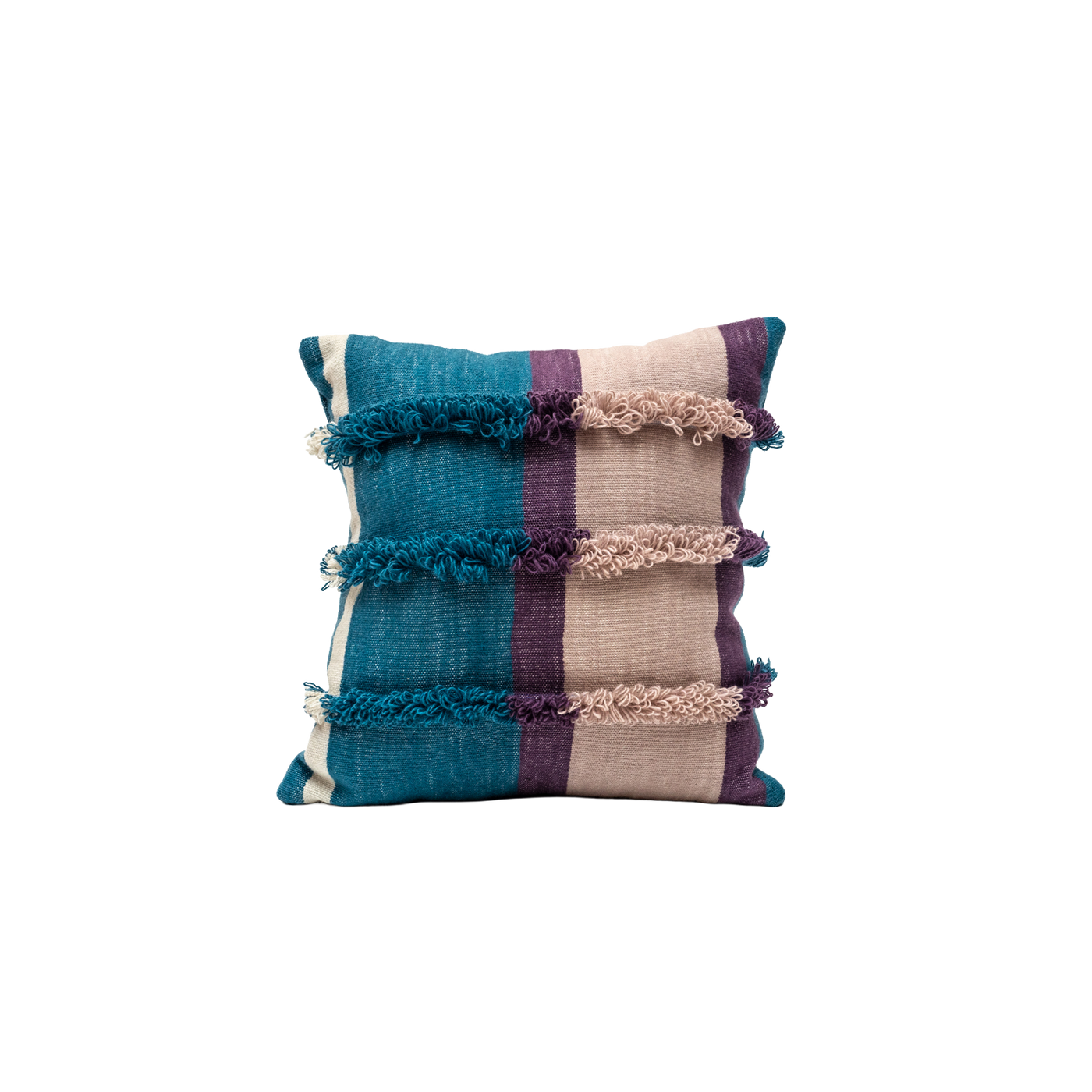 Woven Time | Hand-Woven Naturally Dyed Wool Cushion