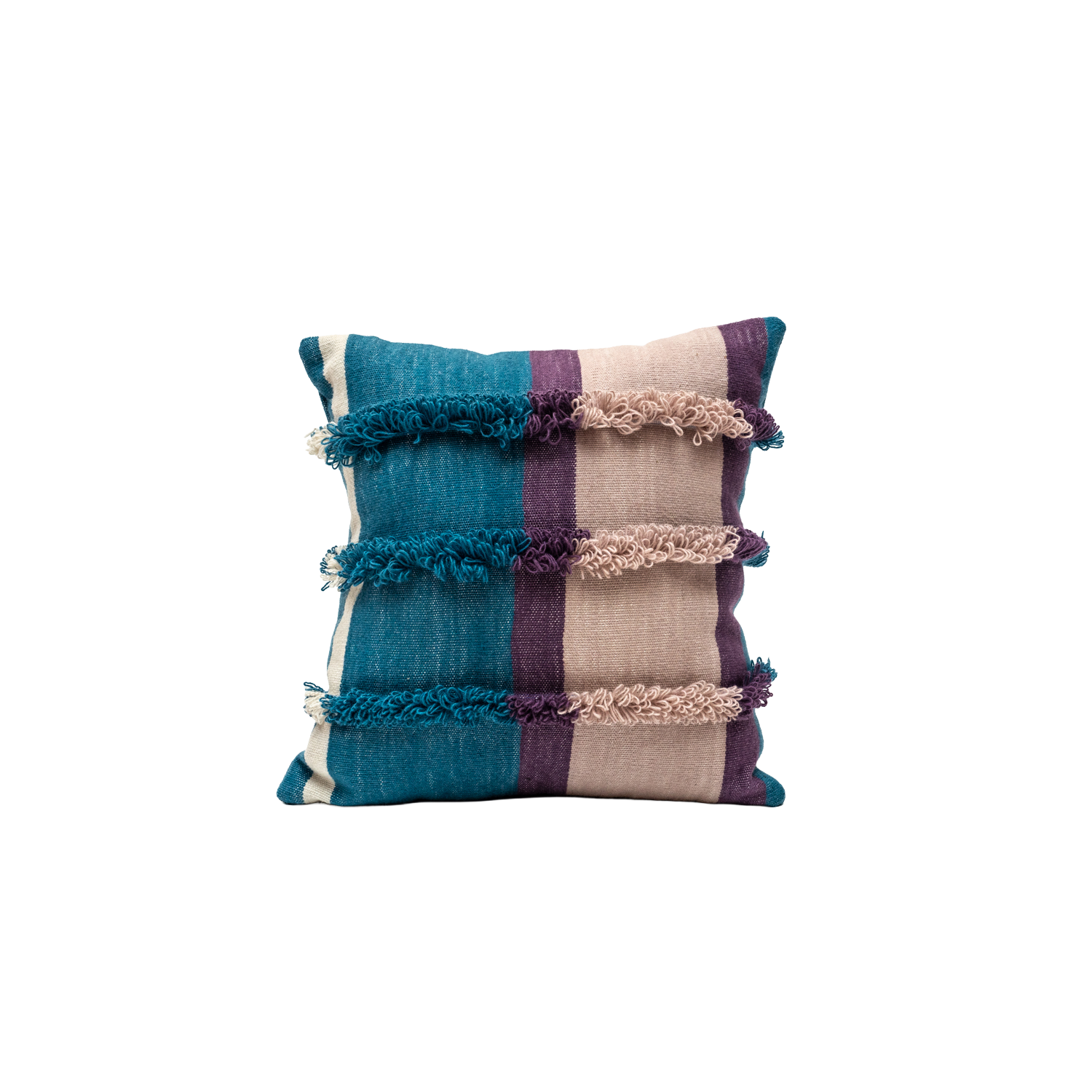 Woven Time | Hand-Woven Naturally Dyed Wool Cushion