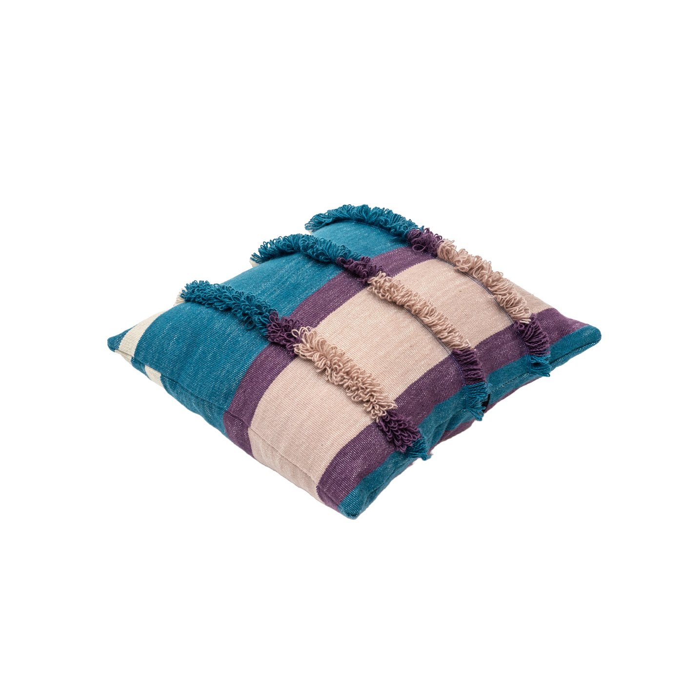 Woven Time | Hand-Woven Naturally Dyed Wool Cushion