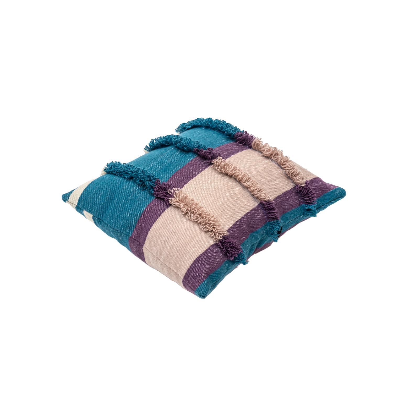 Woven Time | Hand-Woven Naturally Dyed Wool Cushion