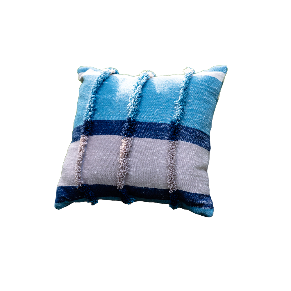 Woven Time | Hand-Woven Naturally Dyed Wool Cushion