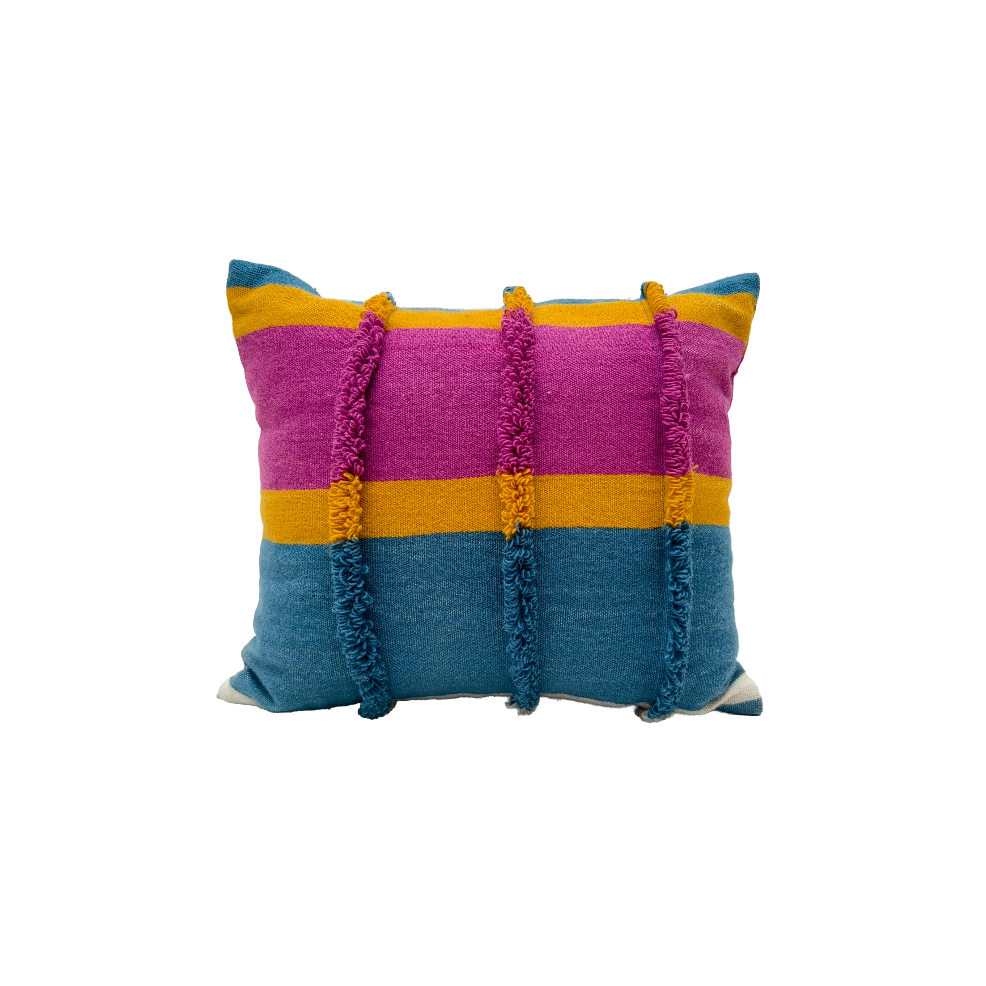 Woven Time | Hand-Woven Naturally Dyed Wool Cushion