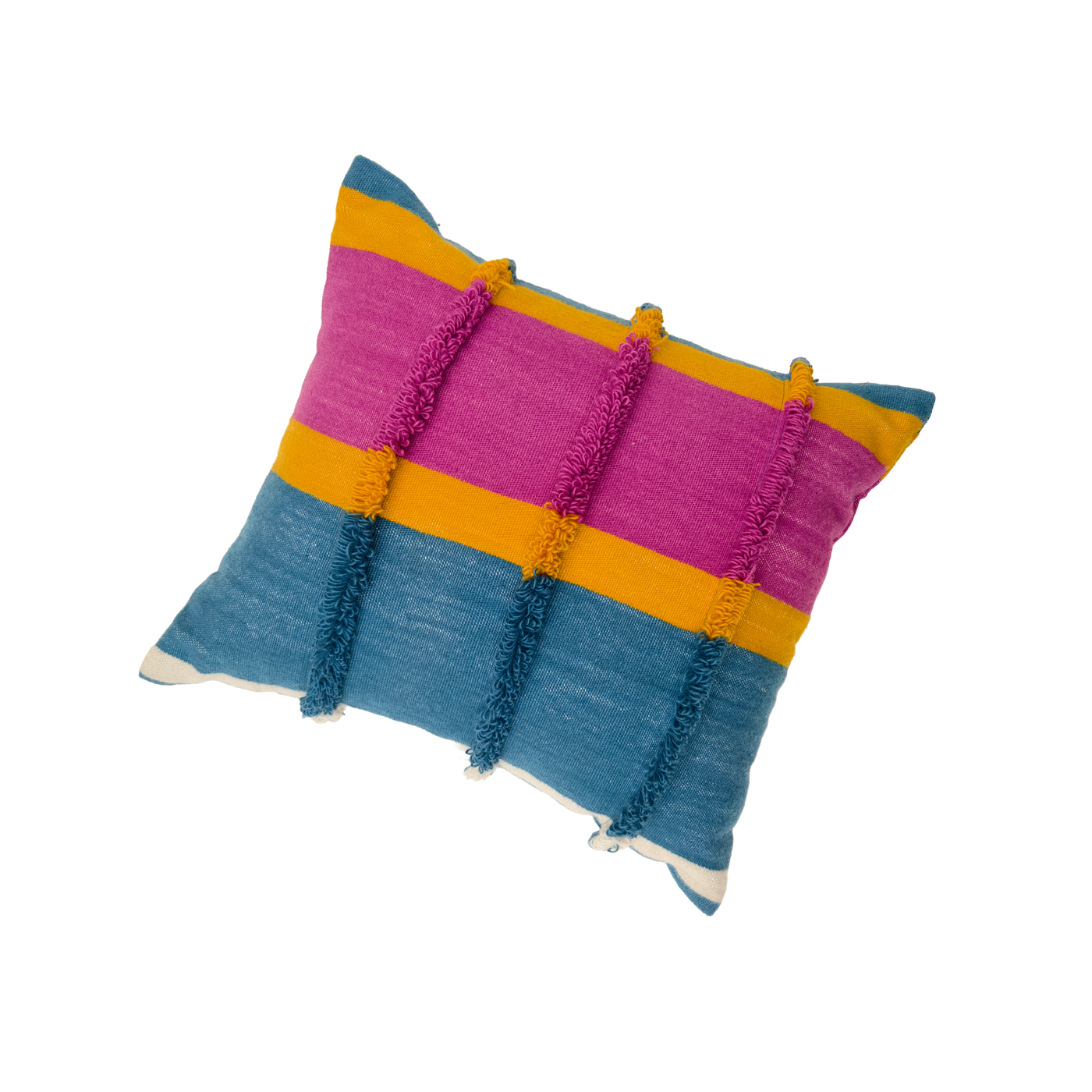 Woven Time | Hand-Woven Naturally Dyed Wool Cushion