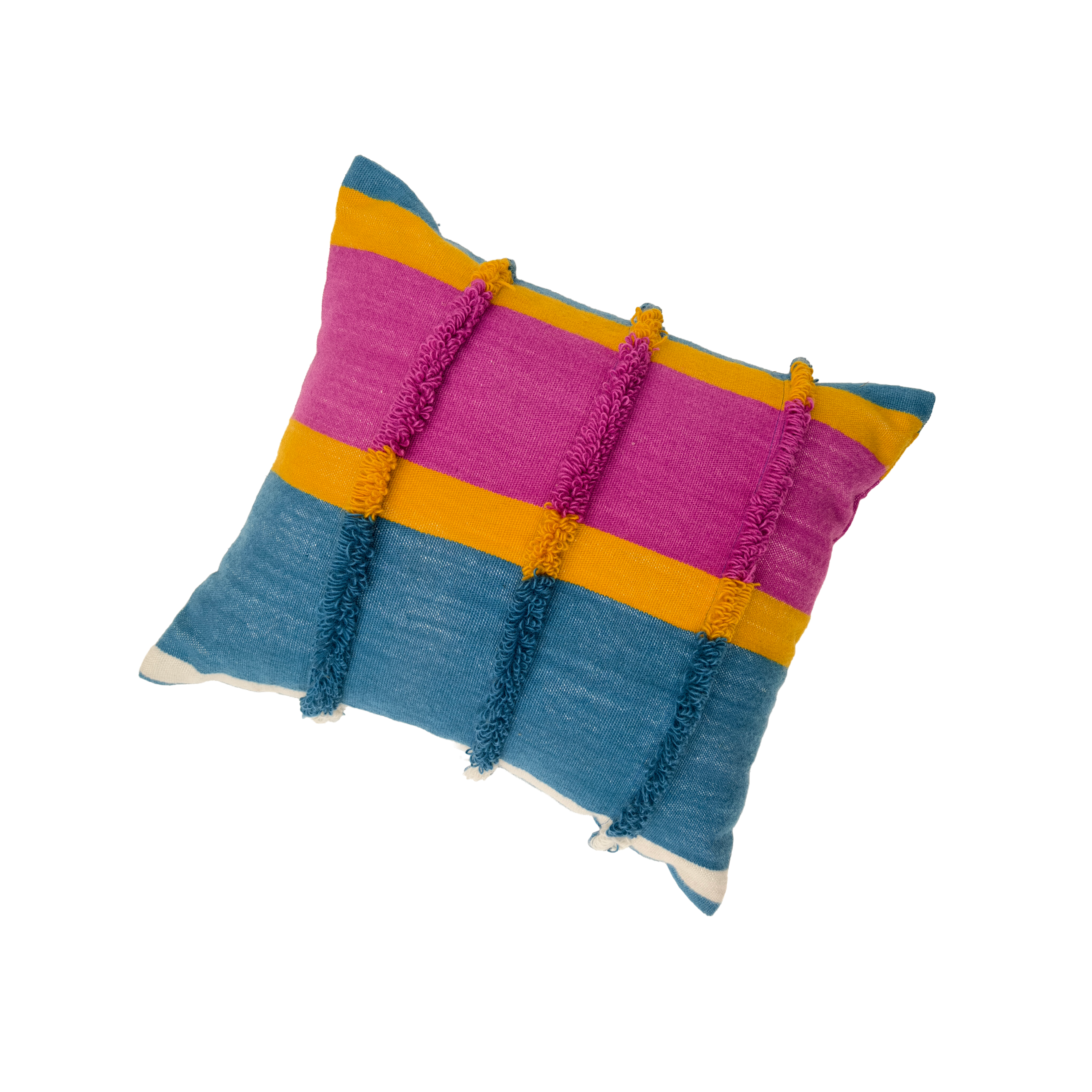 Woven Time | Hand-Woven Naturally Dyed Wool Cushion