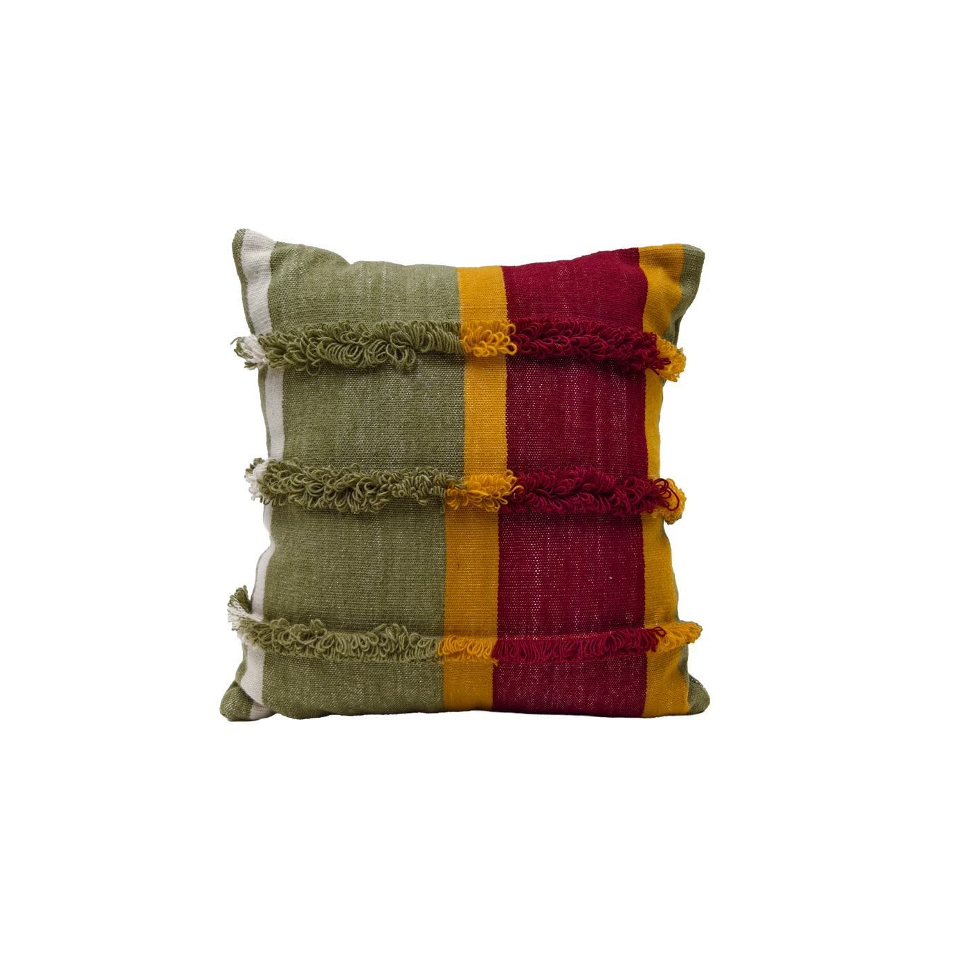 Woven Time | Hand-Woven Naturally Dyed Wool Cushion