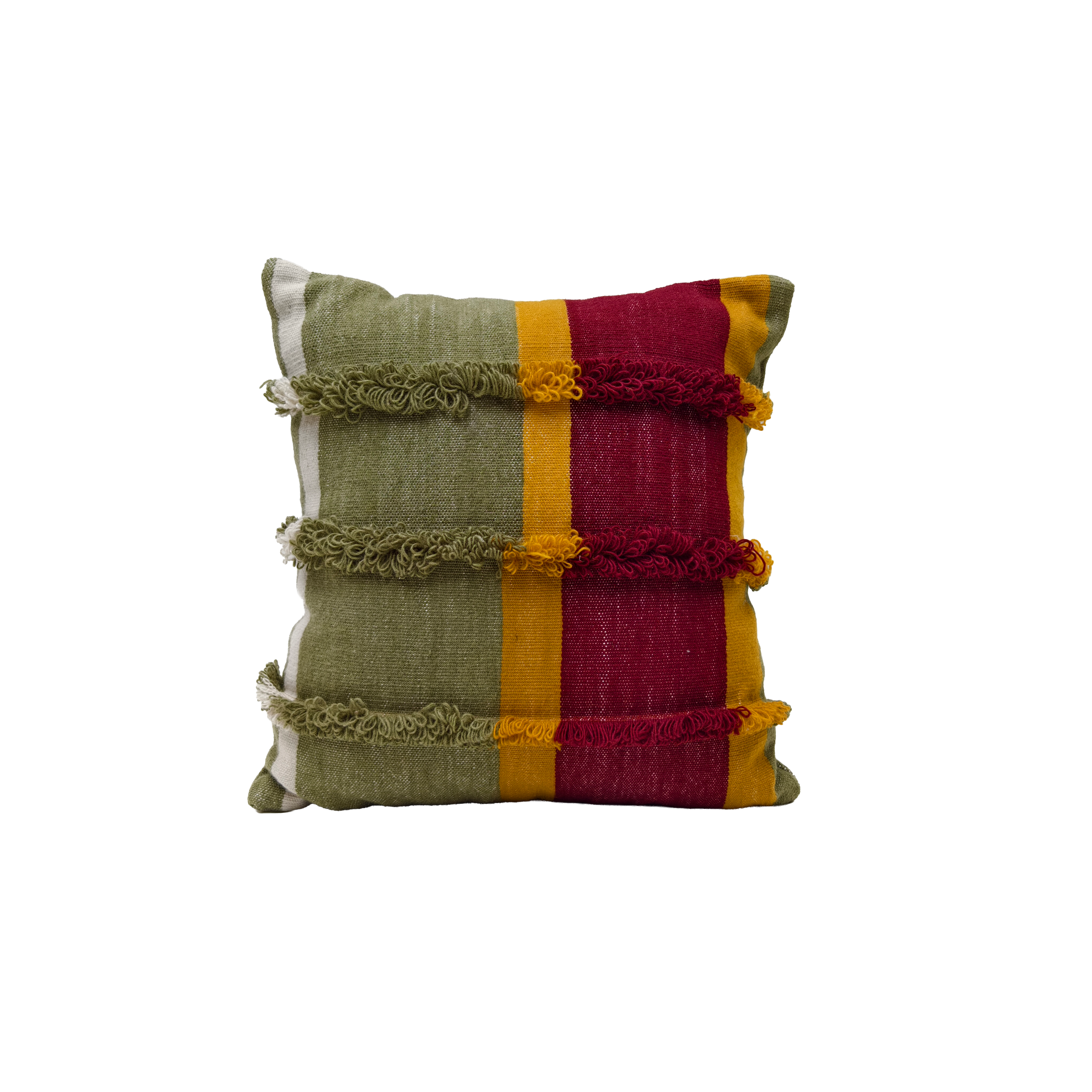 Woven Time | Hand-Woven Naturally Dyed Wool Cushion