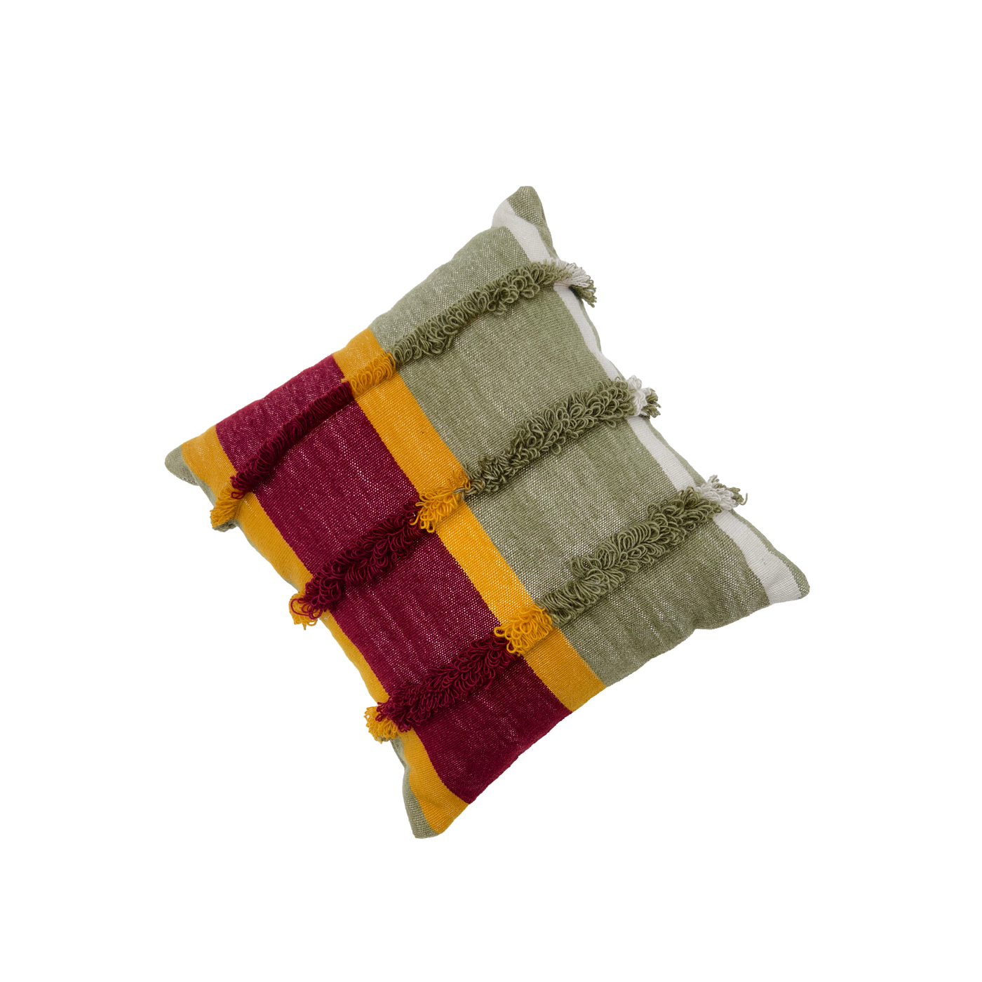 Woven Time | Hand-Woven Naturally Dyed Wool Cushion