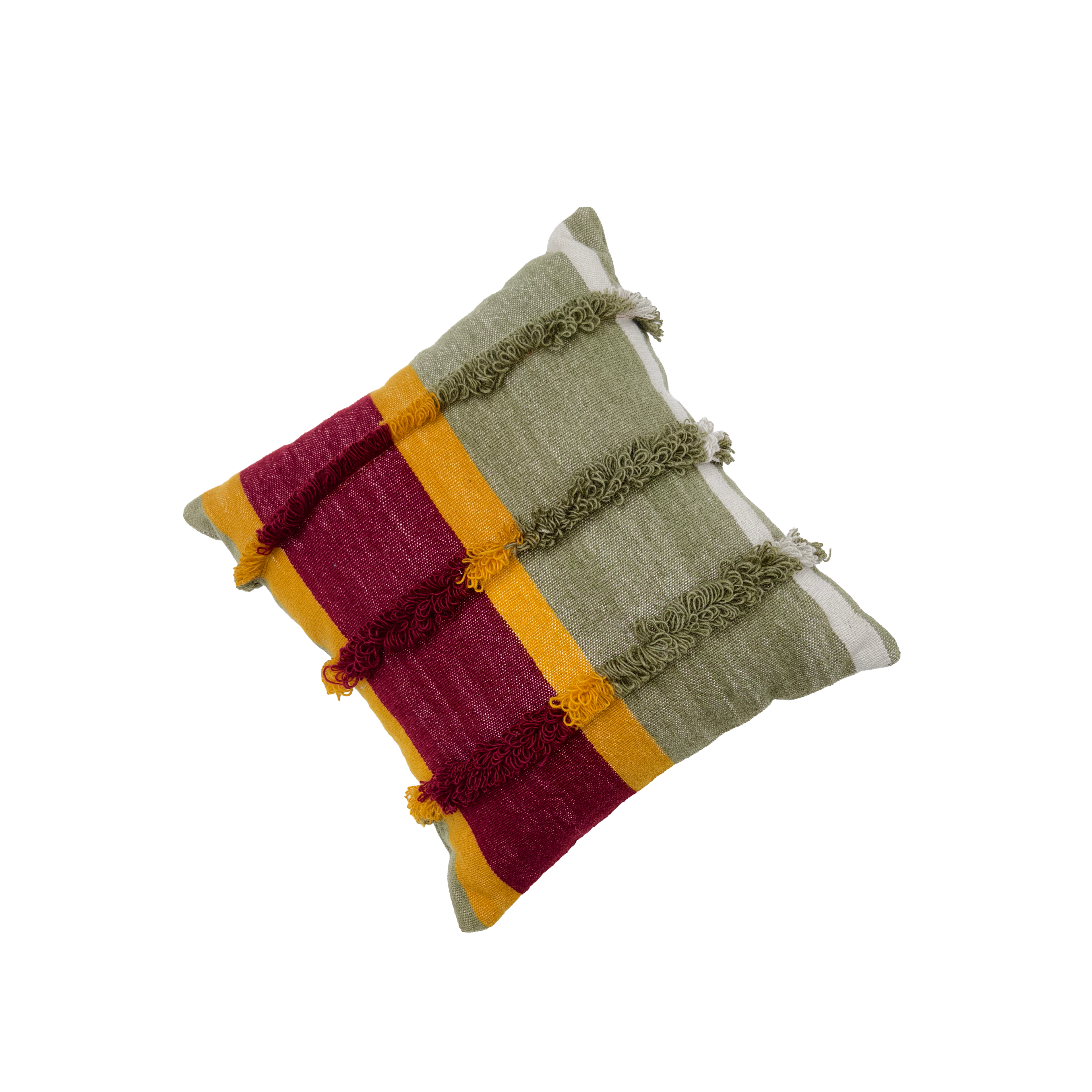 Woven Time | Hand-Woven Naturally Dyed Wool Cushion